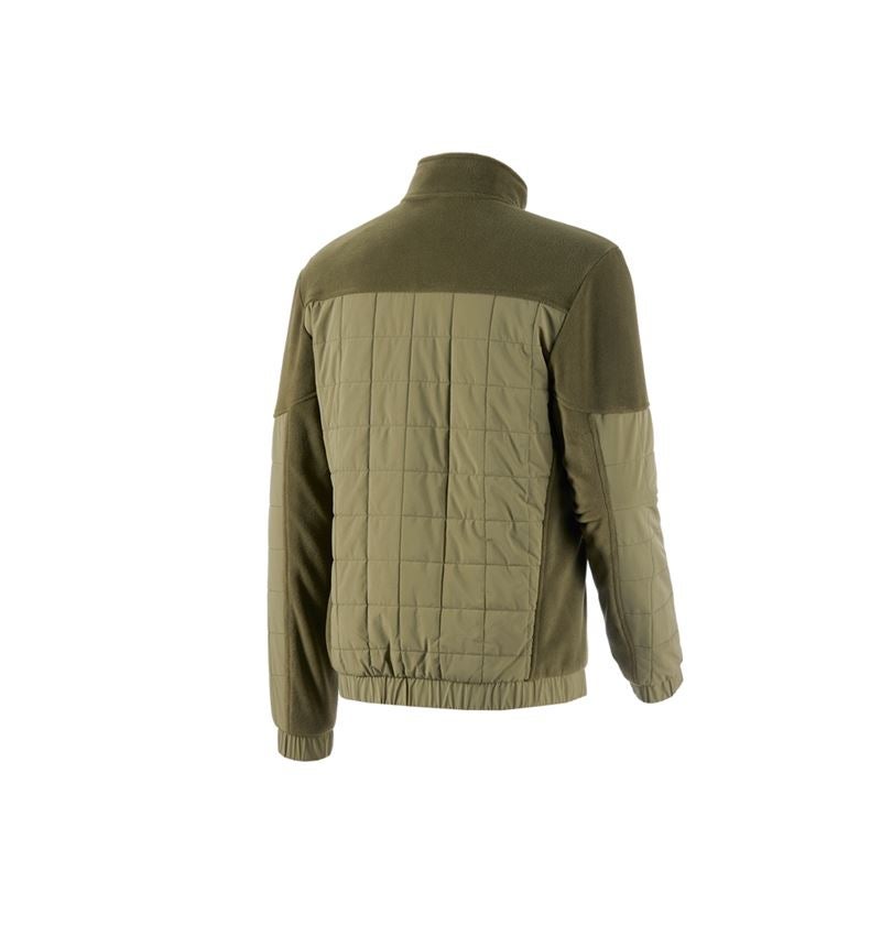 Hybrid Fleecejacke e.s.concrete