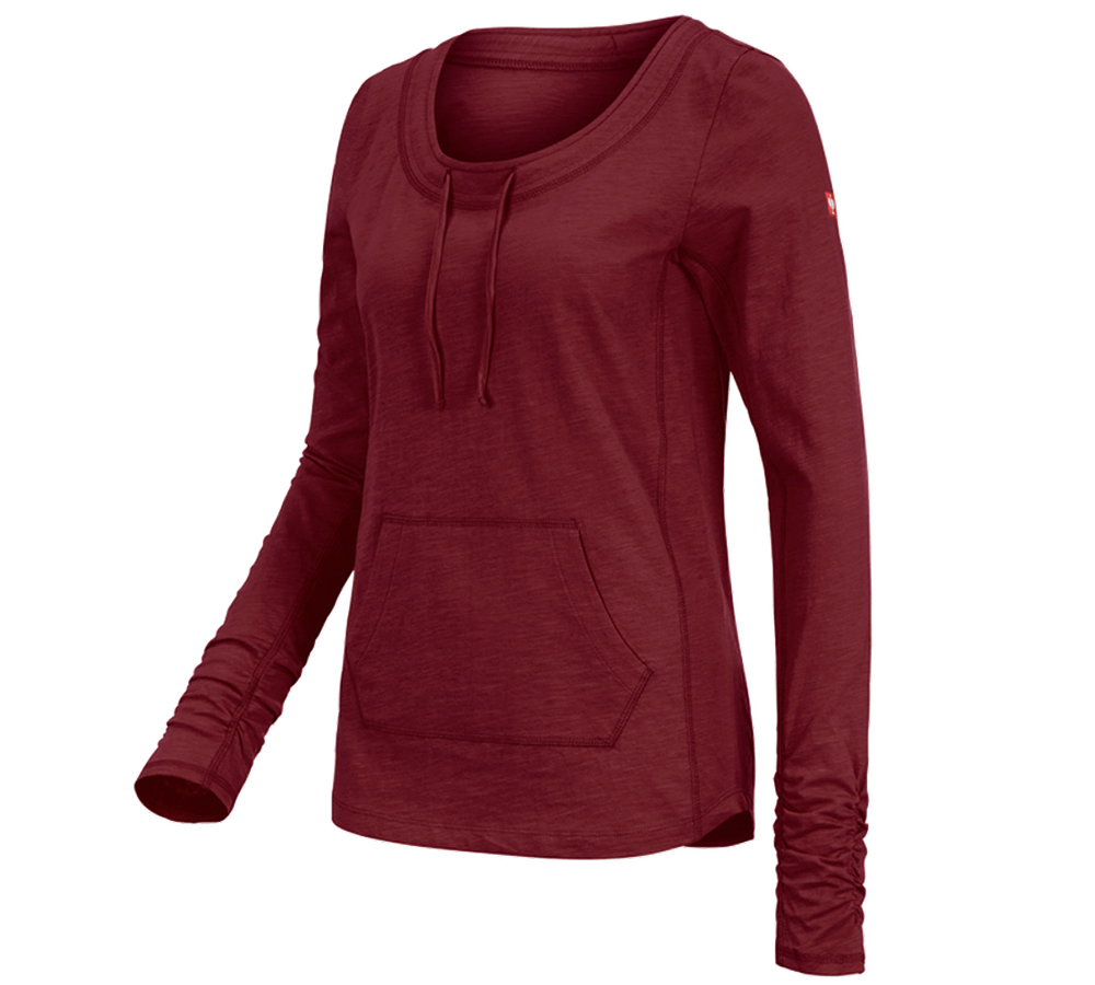 e.s. Longsleeve cotton slub, Damen