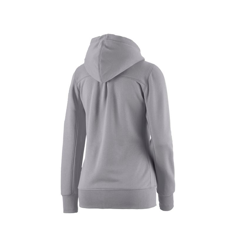 e.s. Hoody-Sweatjacke poly cotton, Damen