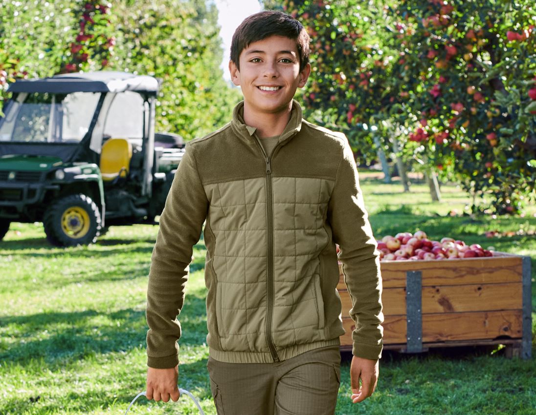 Hybrid Fleecejacke e.s.concrete, Kinder