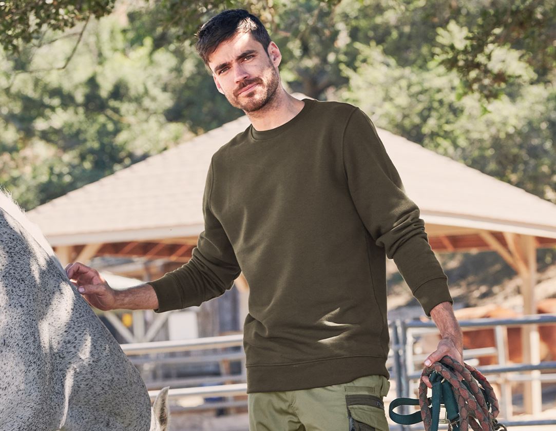 e.s. Sweatshirt poly cotton