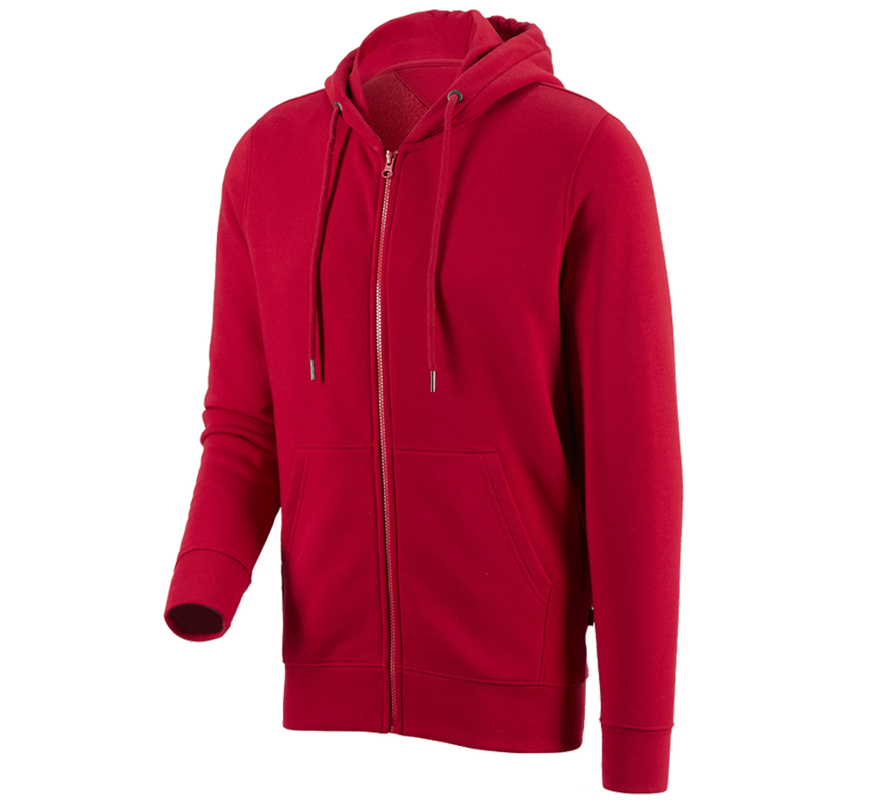 e.s. Hoody-Sweatjacke poly cotton