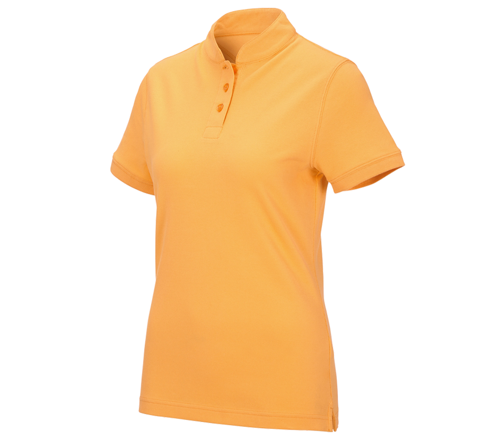 e.s. Polo-Shirt cotton Mandarin, Damen