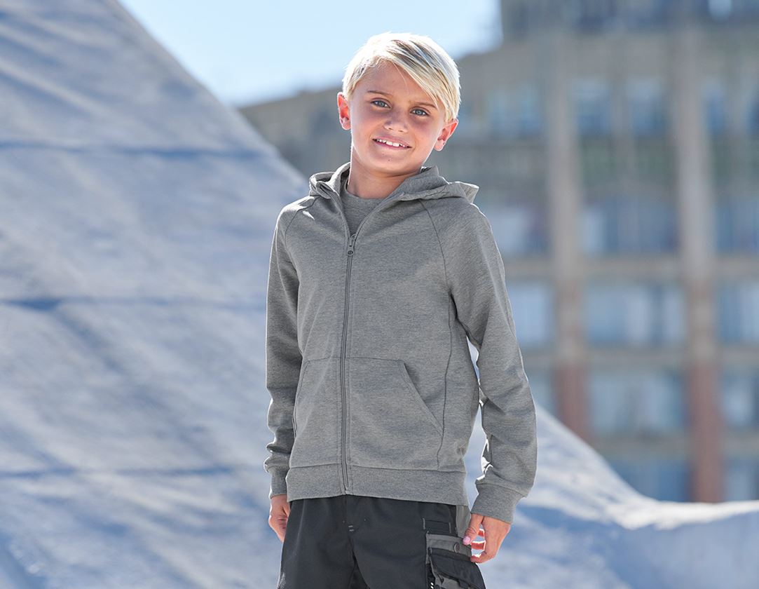 e.s. Hoody-Sweatjacke cotton stretch, Kinder