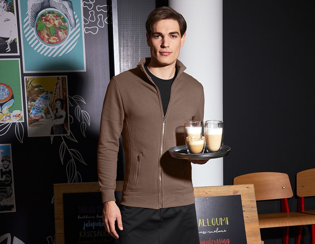 e.s. Sweatjacke poly cotton