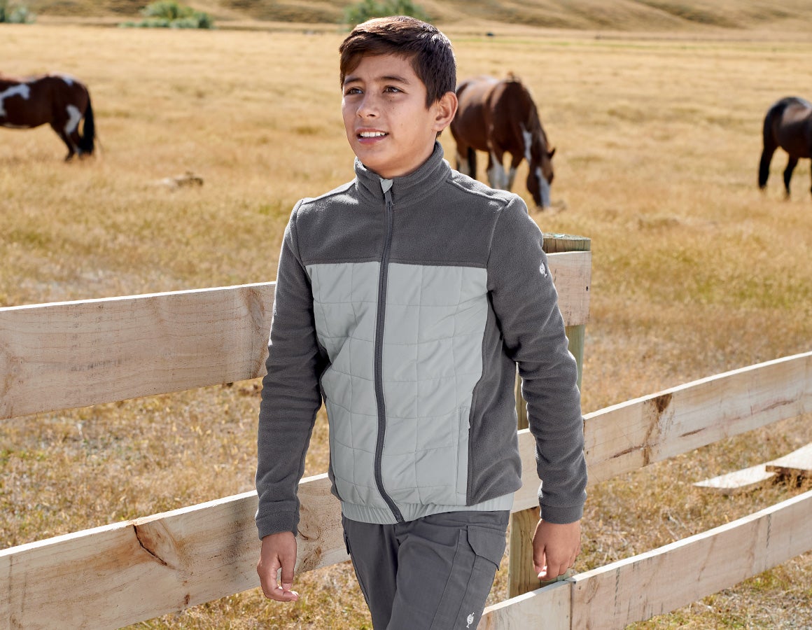 Hybrid Fleecejacke e.s.concrete, Kinder