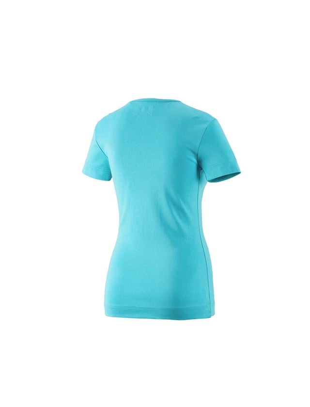 e.s. T-Shirt cotton V-Neck, Damen