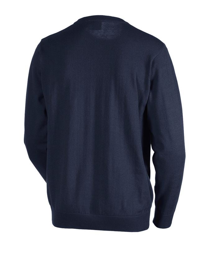 e.s. Strickpullover, rundhals