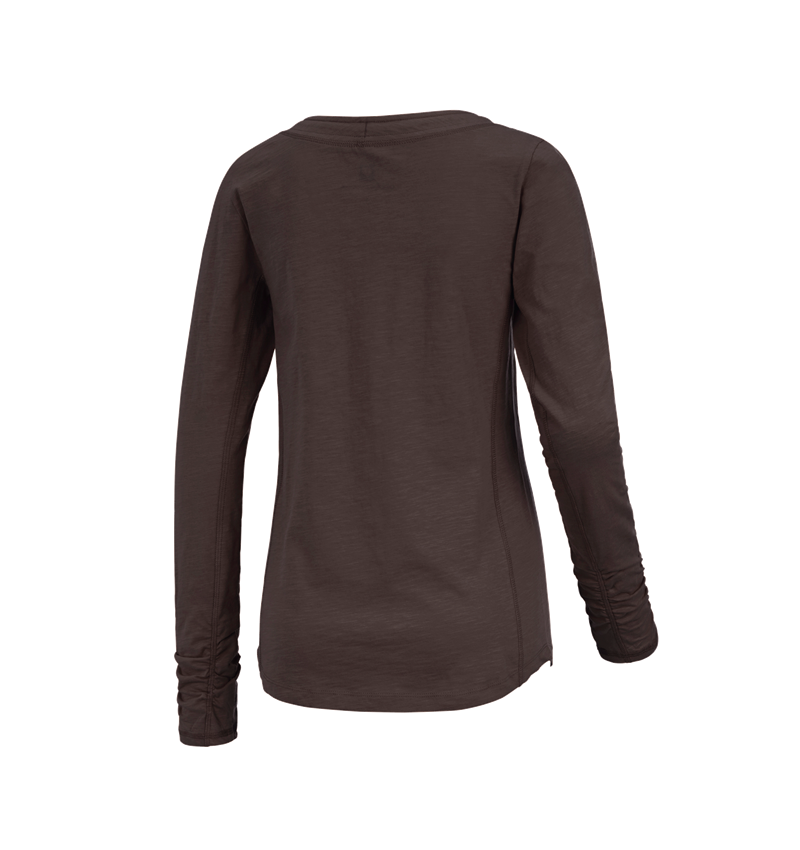 e.s. Longsleeve cotton slub, Damen