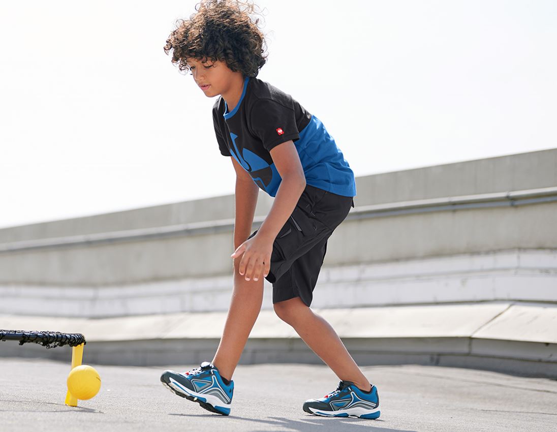 e.s. Piqué-Shirt colourblock, Kinder