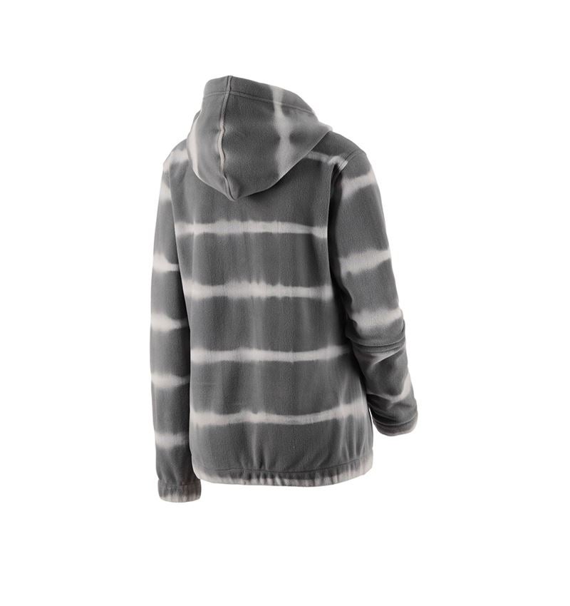 Fleece Hoody tie-dye e.s.motion ten, Damen