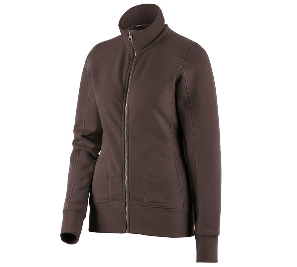 e.s. Sweatjacke poly cotton, Damen