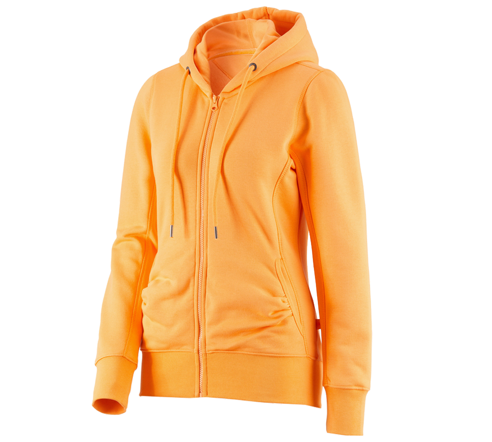 e.s. Hoody-Sweatjacke poly cotton, Damen