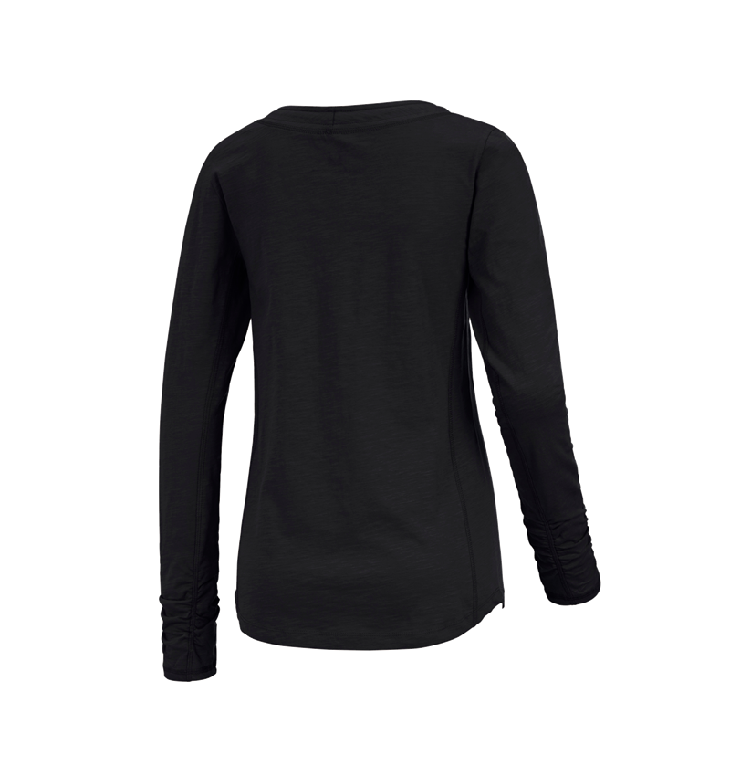 e.s. Longsleeve cotton slub, Damen