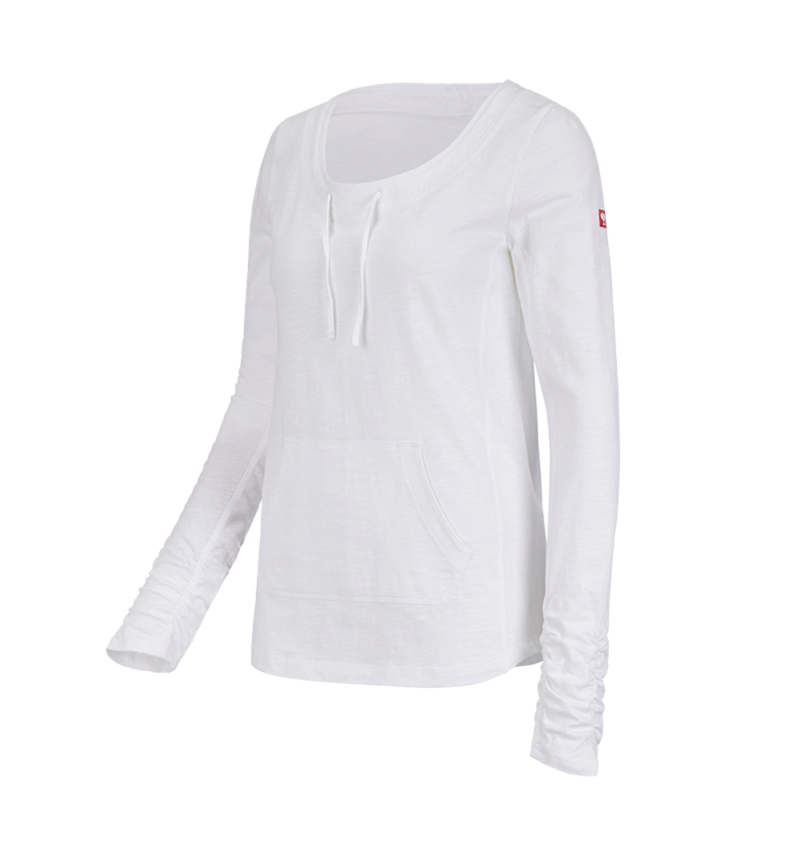 e.s. Longsleeve cotton slub, Damen