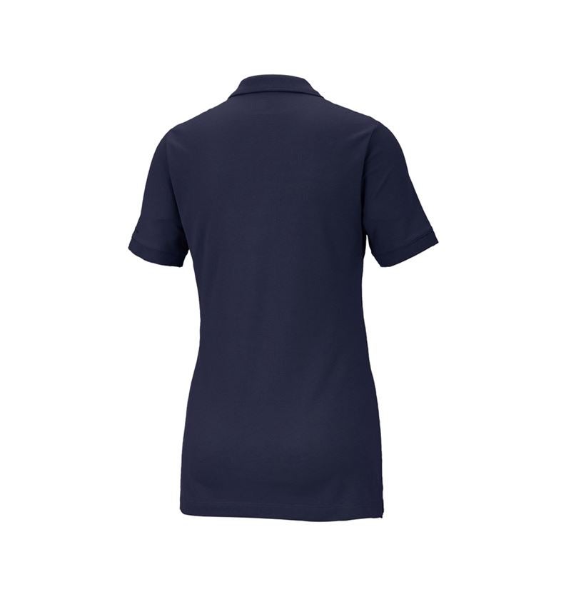 e.s. Piqué-Polo cotton stretch, Damen