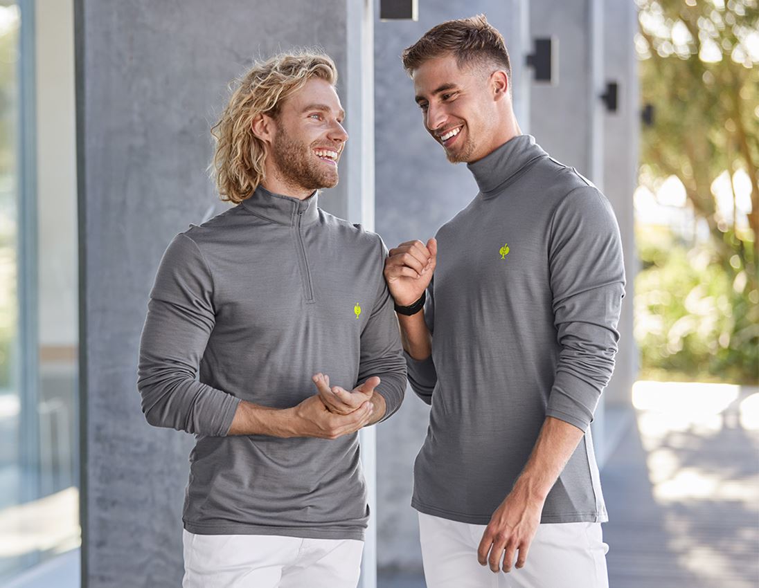 Rollkragenshirt Merino e.s.trail