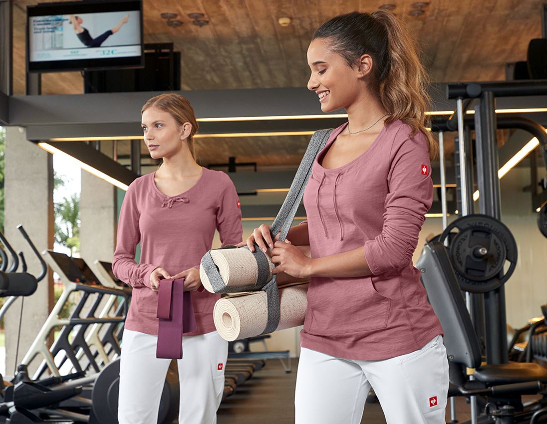 e.s. Longsleeve cotton slub, Damen