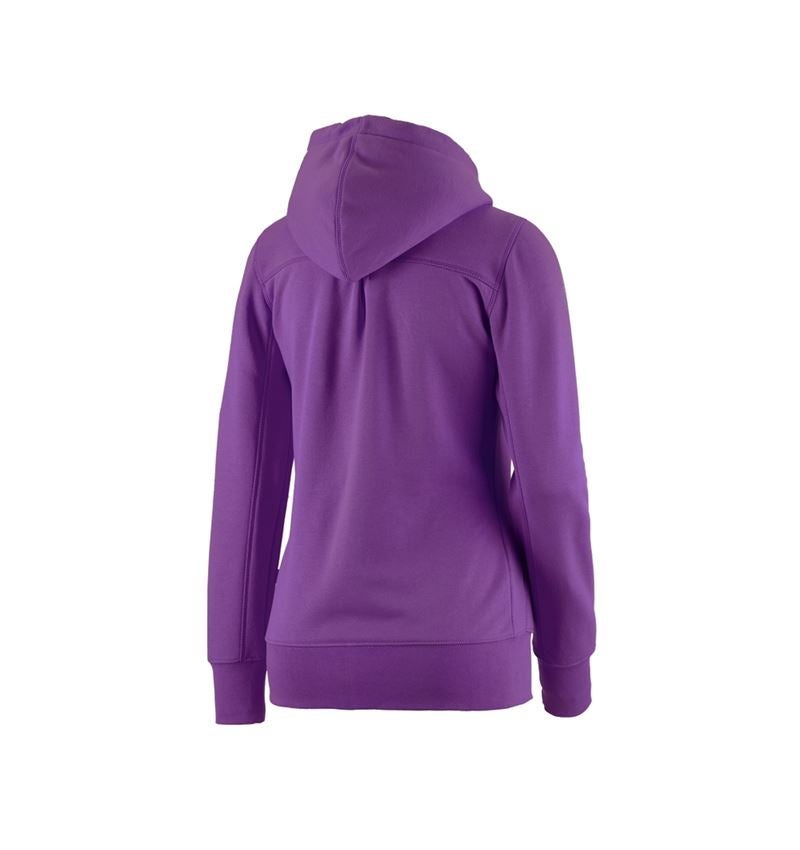 e.s. Hoody-Sweatjacke poly cotton, Damen
