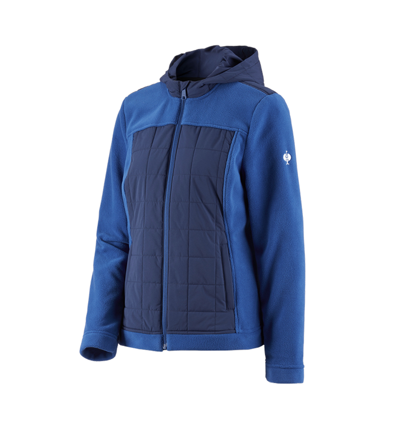 Hybrid Kapuzenfleecejacke e.s.concrete, Damen