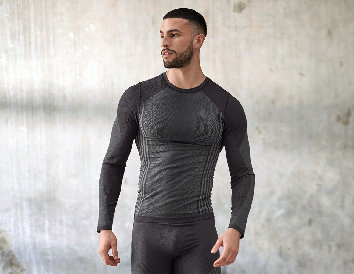 Funktions-Longsleeve e.s.trail seamless - warm