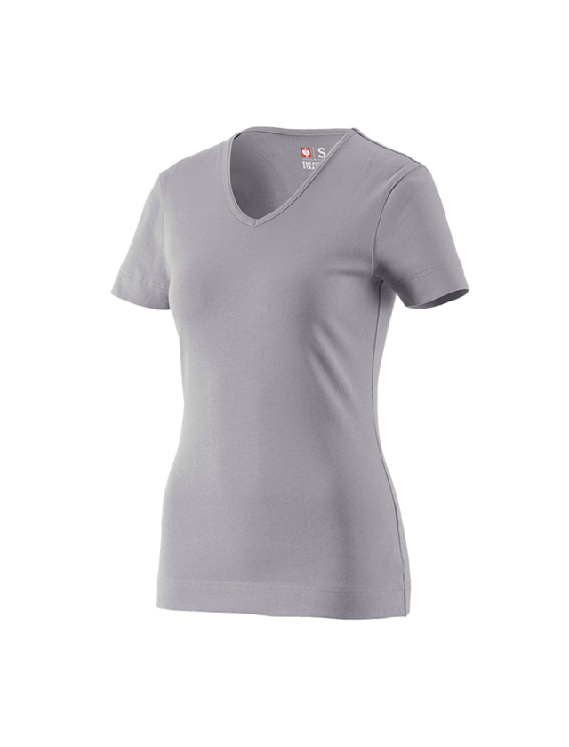e.s. T-Shirt cotton V-Neck, Damen