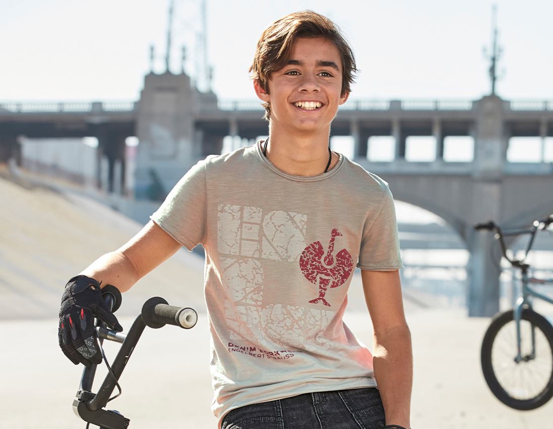 e.s. T-Shirt denim workwear, Kinder