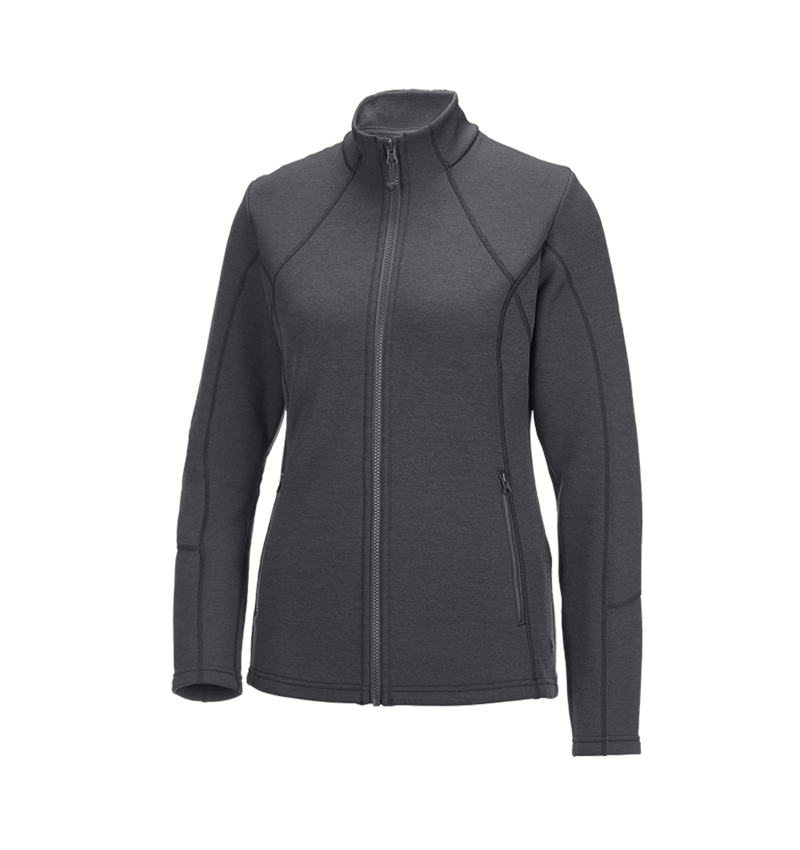 e.s. Funktions Sweatjacke melange, Damen