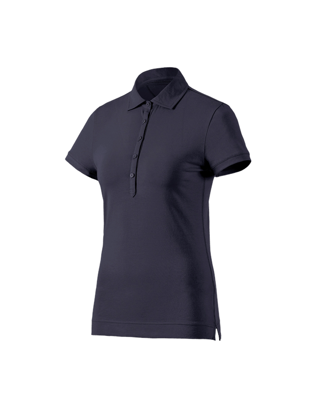 e.s. Polo-Shirt cotton stretch, Damen