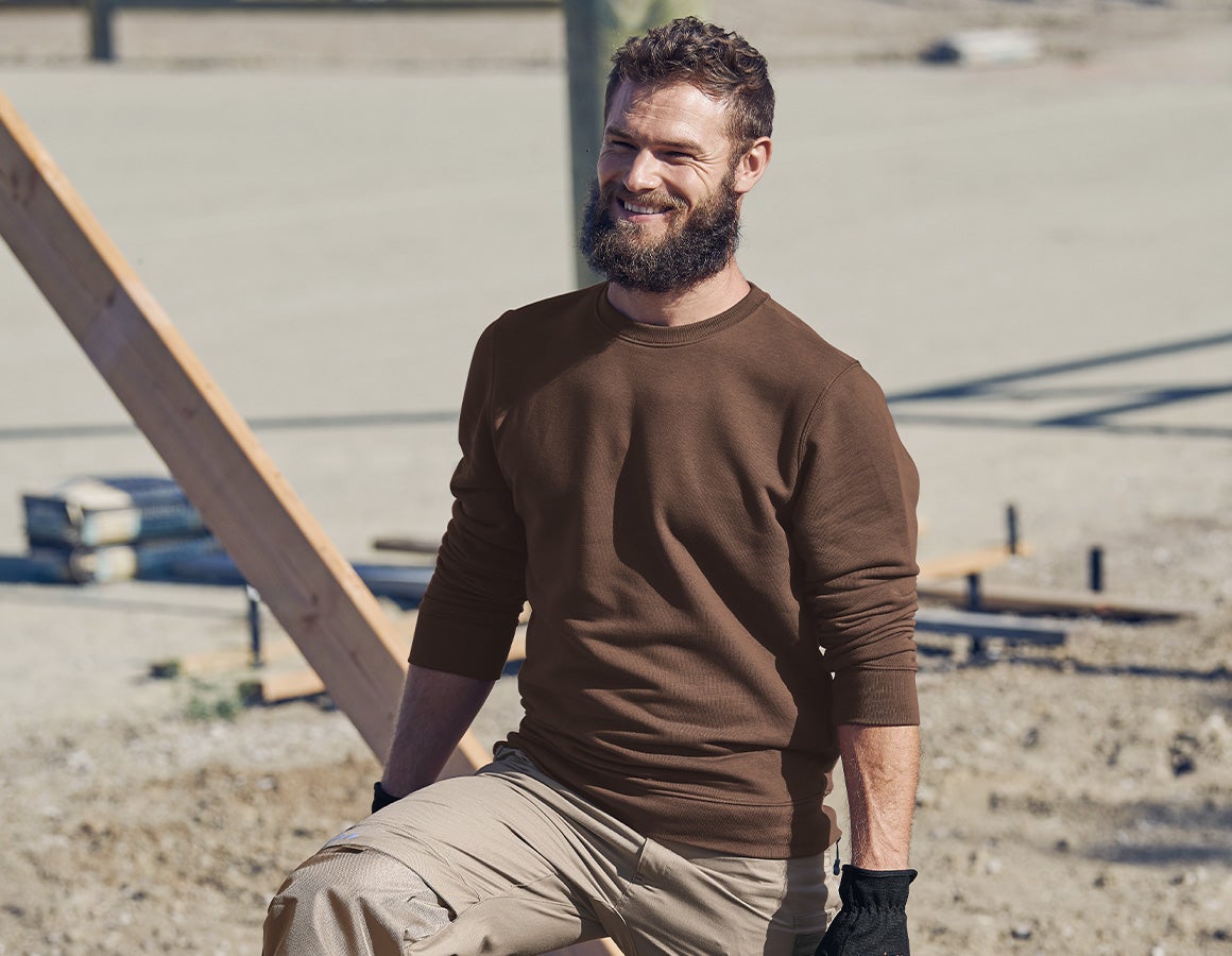 e.s. Sweatshirt poly cotton