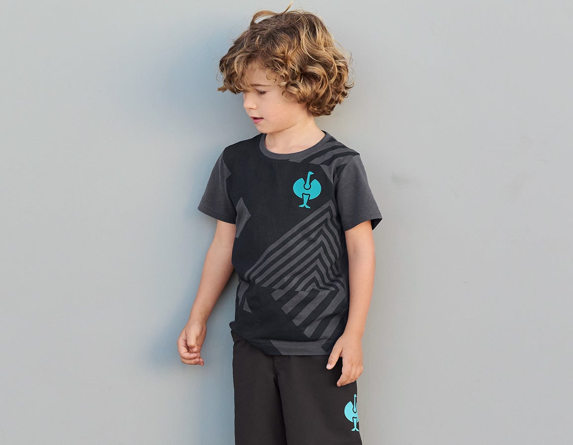 T-Shirt e.s.trail graphic, Kinder