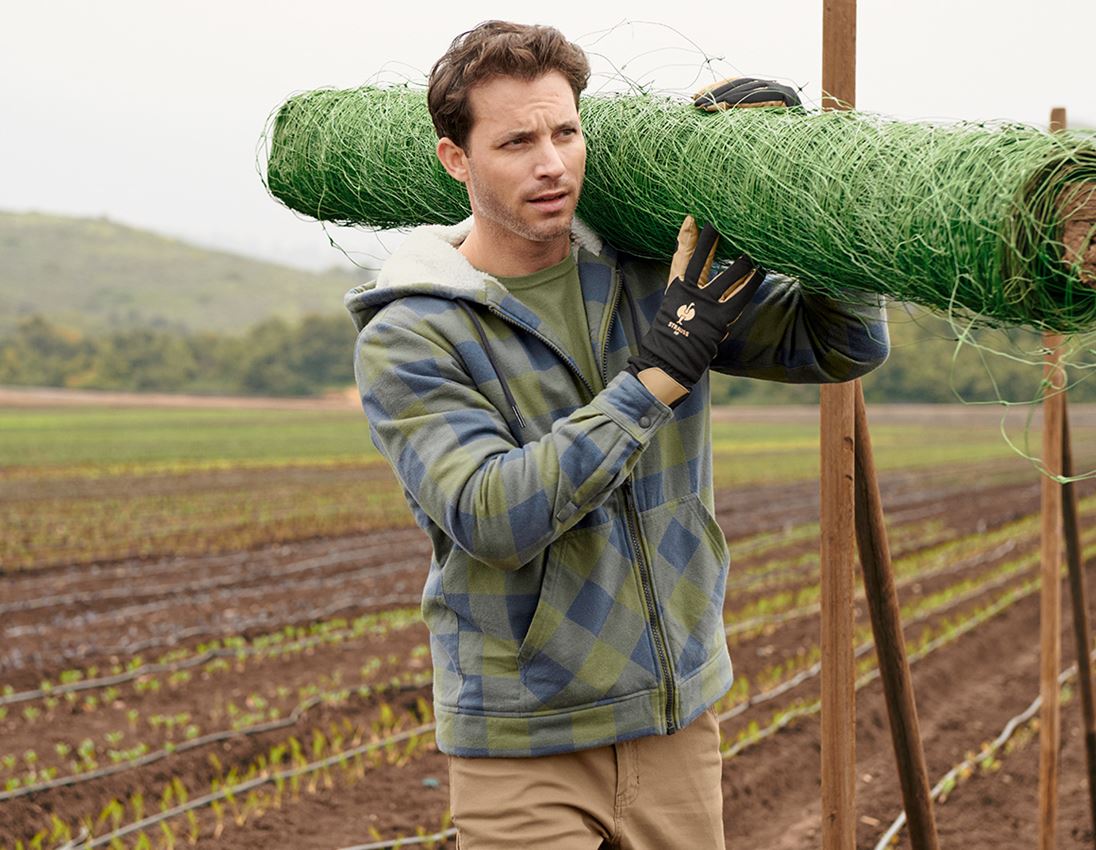 Karo-Kapuzenjacke e.s.iconic