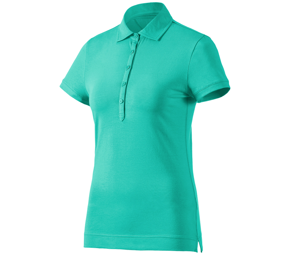 e.s. Polo-Shirt cotton stretch, Damen