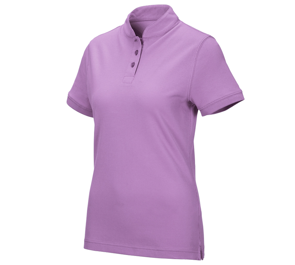 e.s. Polo-Shirt cotton Mandarin, Damen