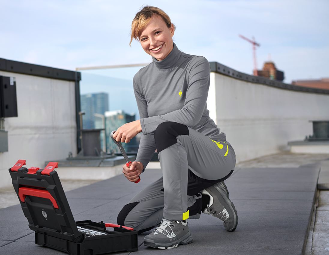 Rollkragenshirt Merino e.s.trail, Damen