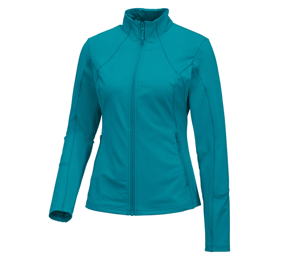 e.s. Funktions Sweatjacke solid, Damen