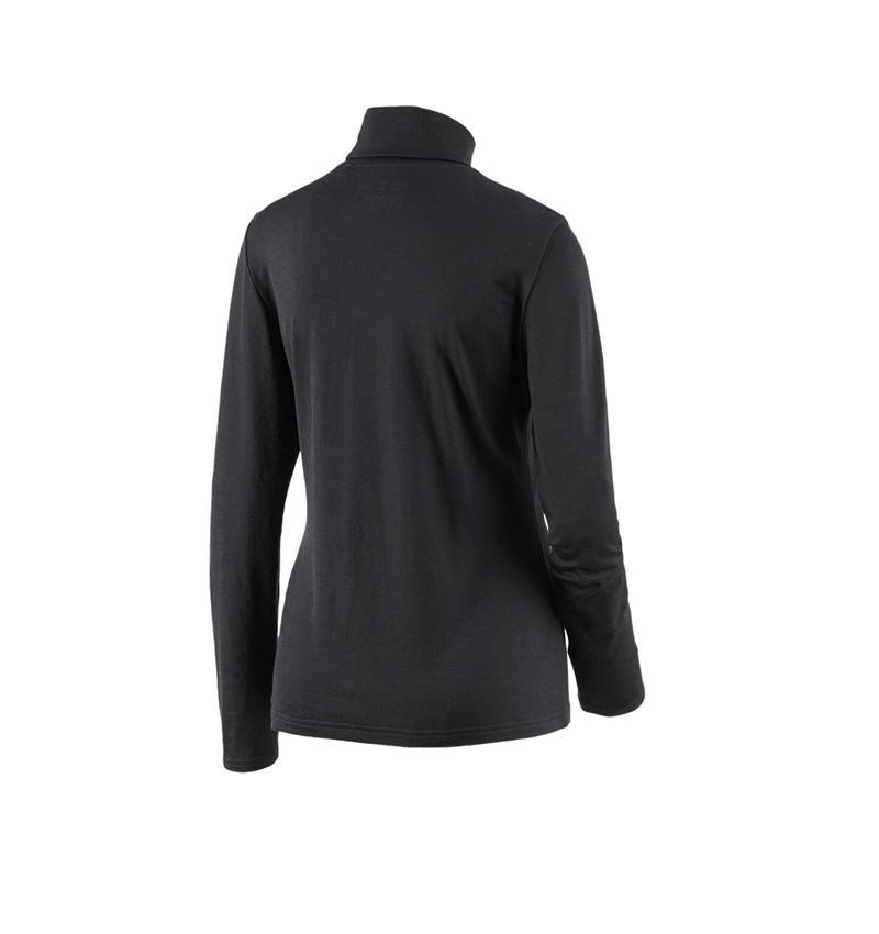 Rollkragenshirt Merino e.s.trail, Damen