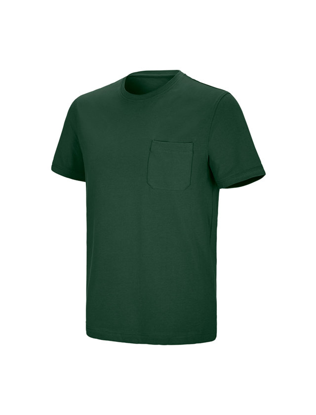 e.s. T-Shirt cotton stretch Pocket