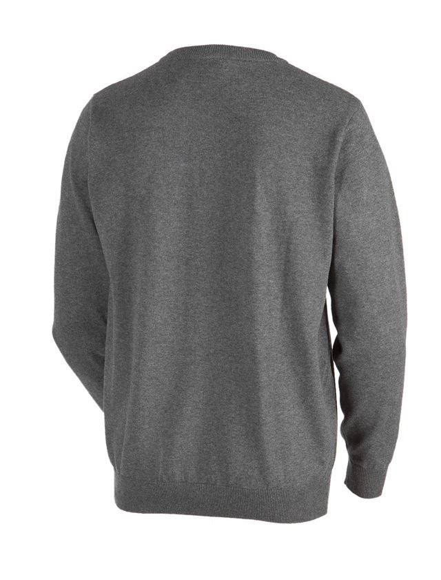 e.s. Strickpullover, rundhals