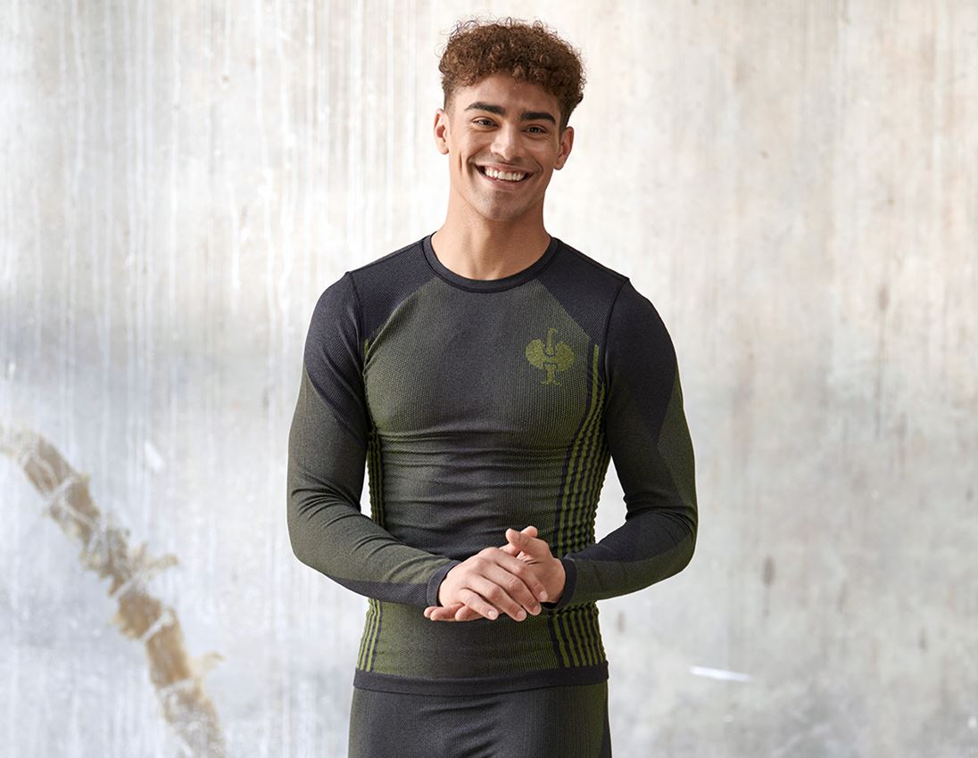 Funktions-Longsleeve e.s.trail seamless - warm