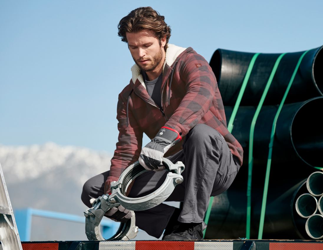 Karo-Kapuzenjacke e.s.iconic