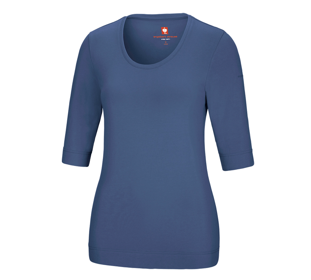 e.s. Shirt 3/4-Arm cotton stretch, Damen