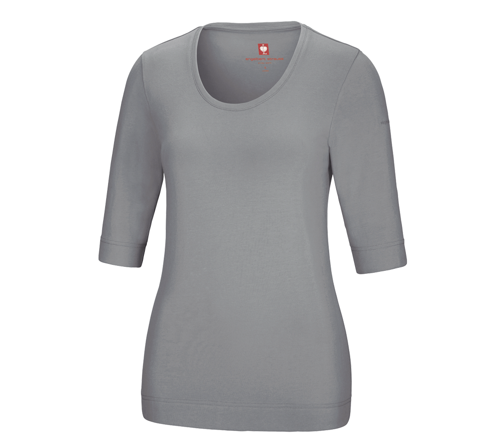 e.s. Shirt 3/4-Arm cotton stretch, Damen