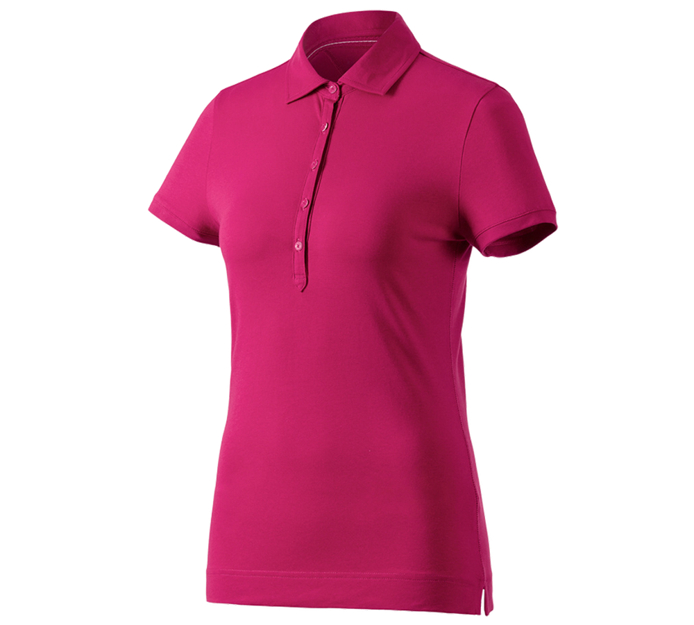e.s. Polo-Shirt cotton stretch, Damen