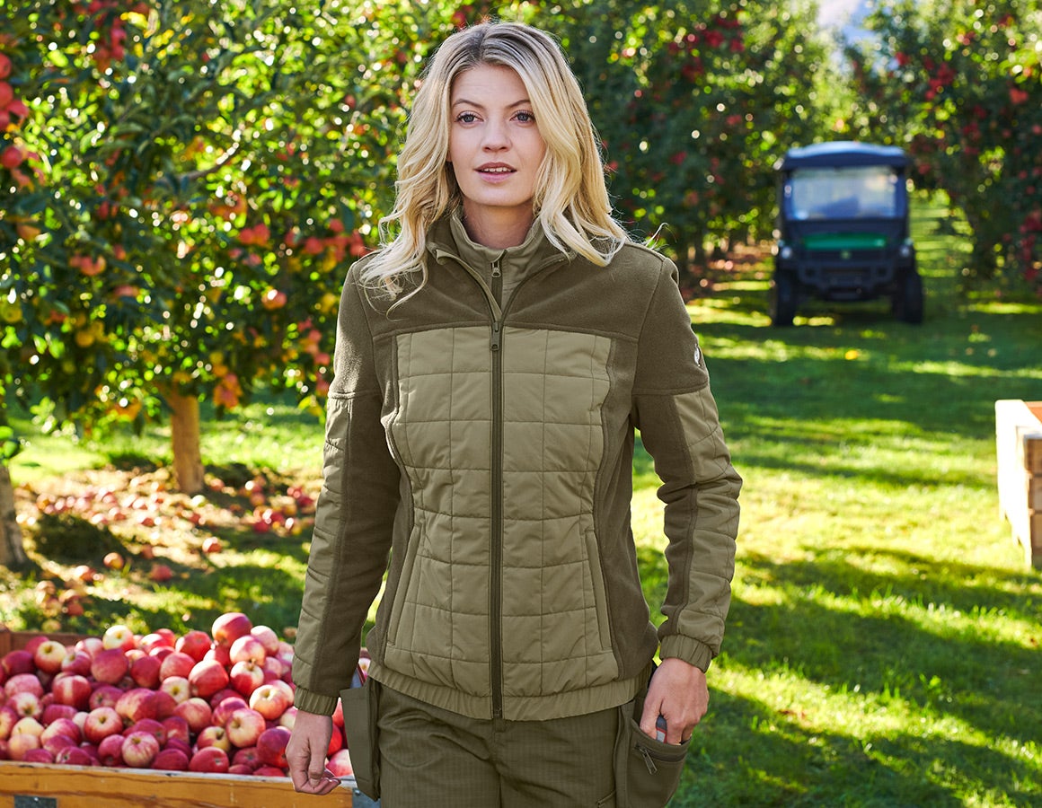 Hybrid Fleecejacke e.s.concrete, Damen