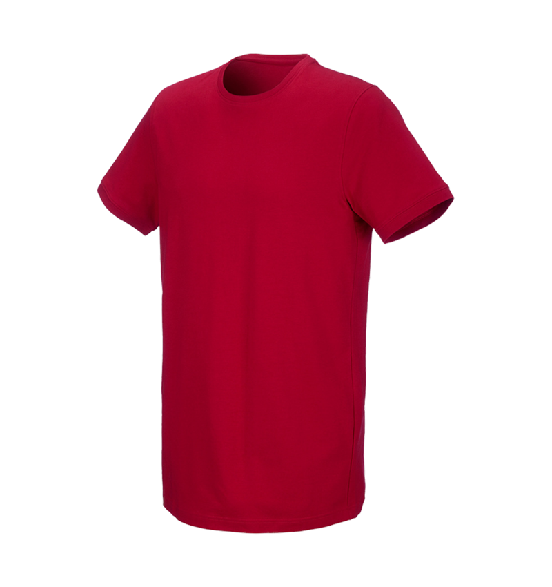 e.s. T-Shirt cotton stretch, long fit