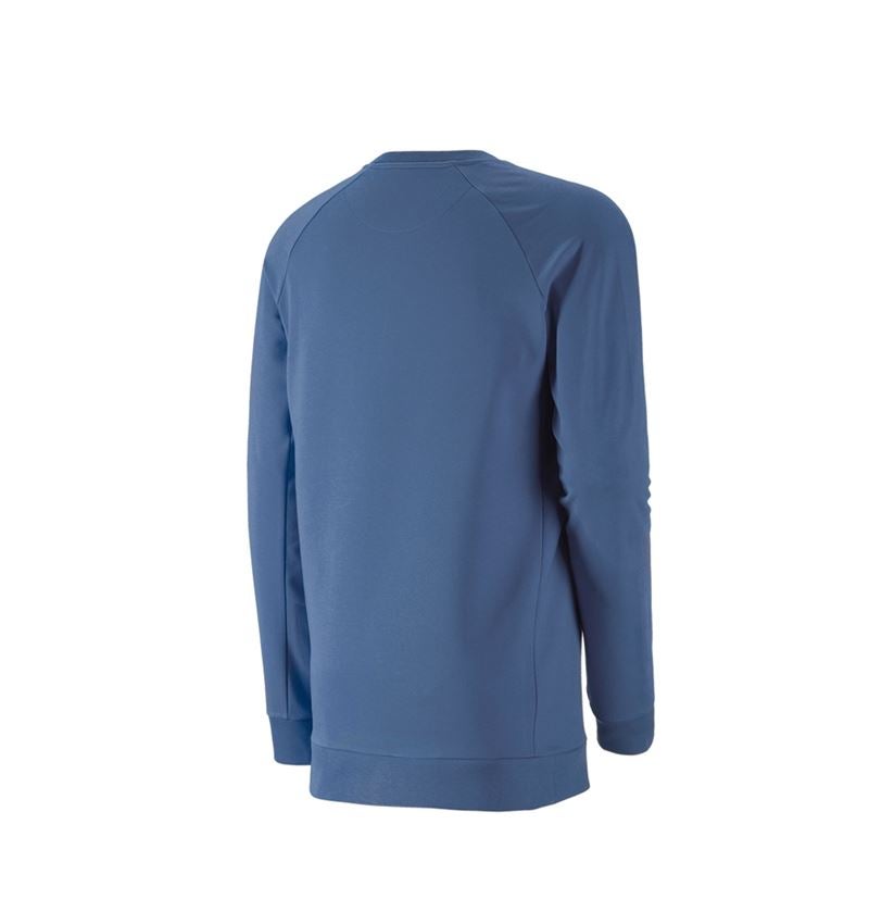 e.s. Sweatshirt cotton stretch, long fit