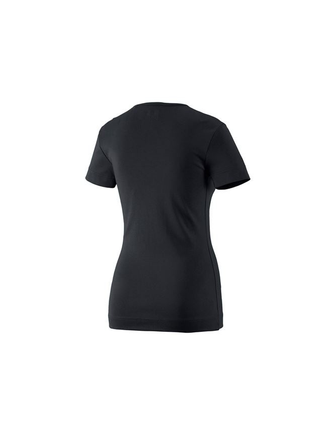 e.s. T-Shirt cotton V-Neck, Damen