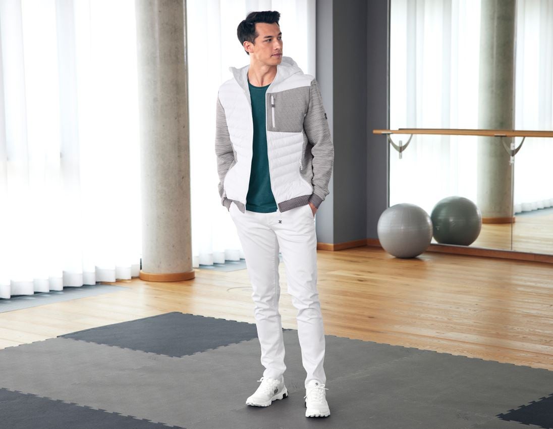 Hybrid Kapuzenstrickjacke e.s.motion ten