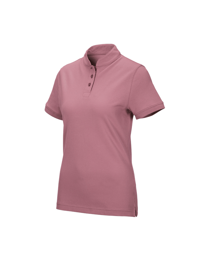 e.s. Polo-Shirt cotton Mandarin, Damen
